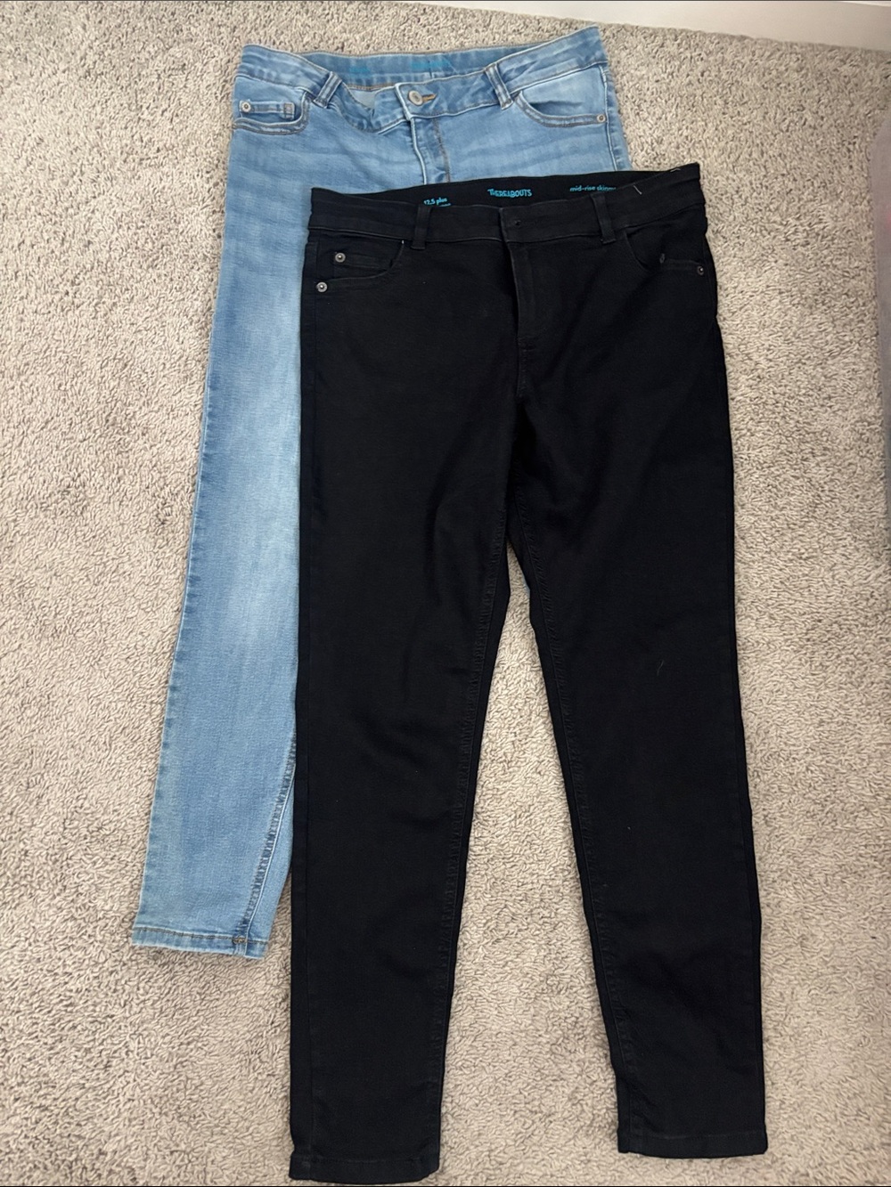 Girls plus Jean - Classic Stretch Skinny set of 2